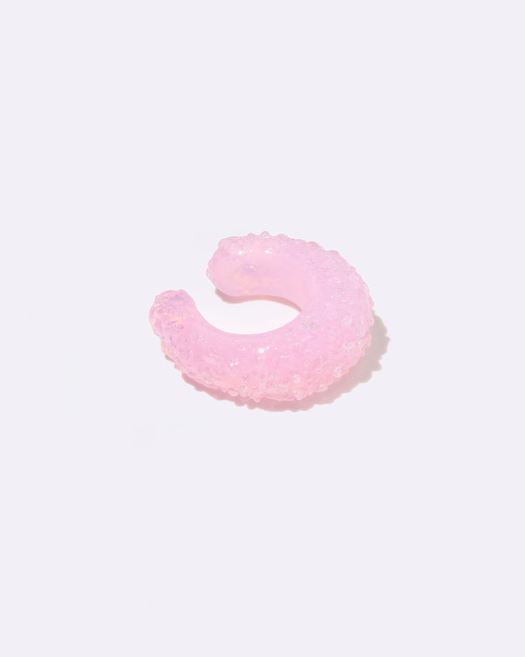 Кафф из стекла Sour Glaze Текстурный Розовый