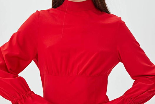 Красное платье FOS Clothes
