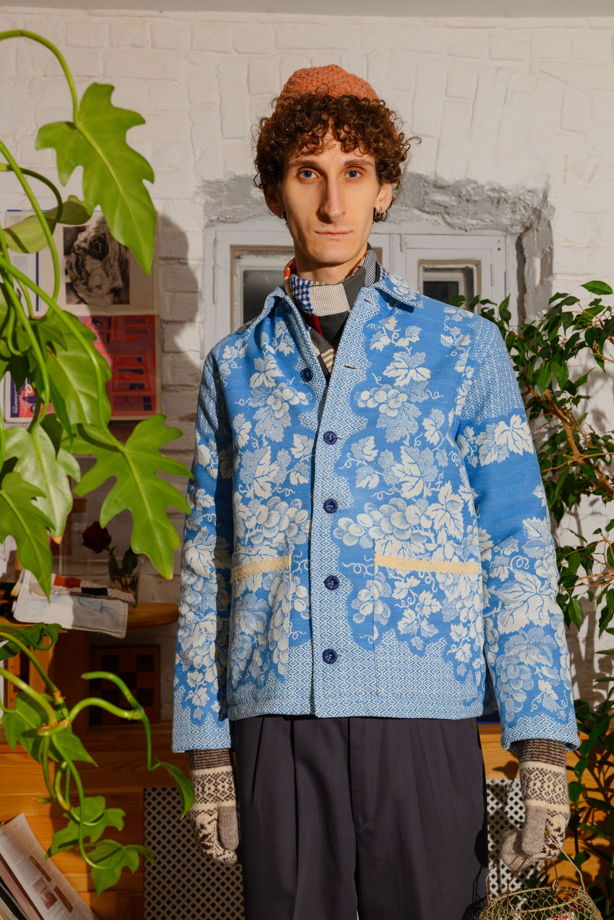 Куртка с Белой Волной/Wool Wave Padded Jacket