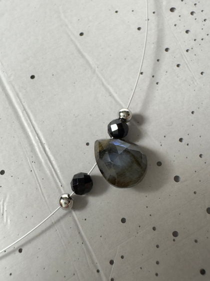 чокер [ dark side ] c лабрадоритом