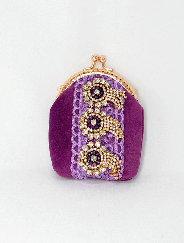 Женский кошелек велюр