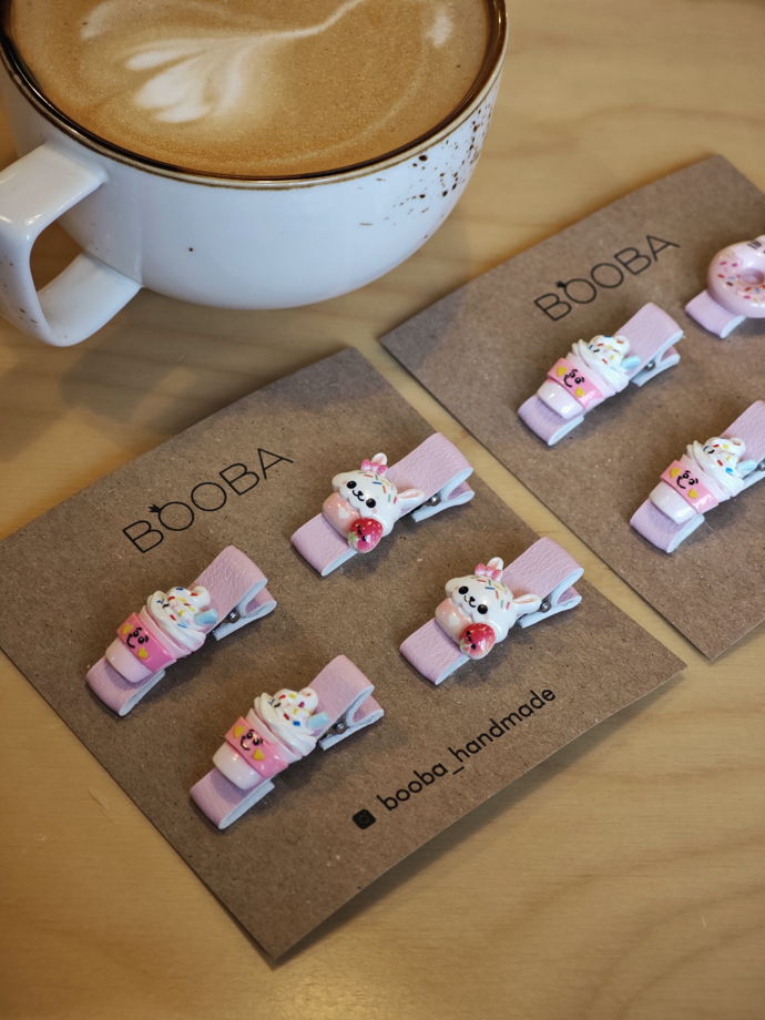 Набор заколок для волос: "Сладкоежка"