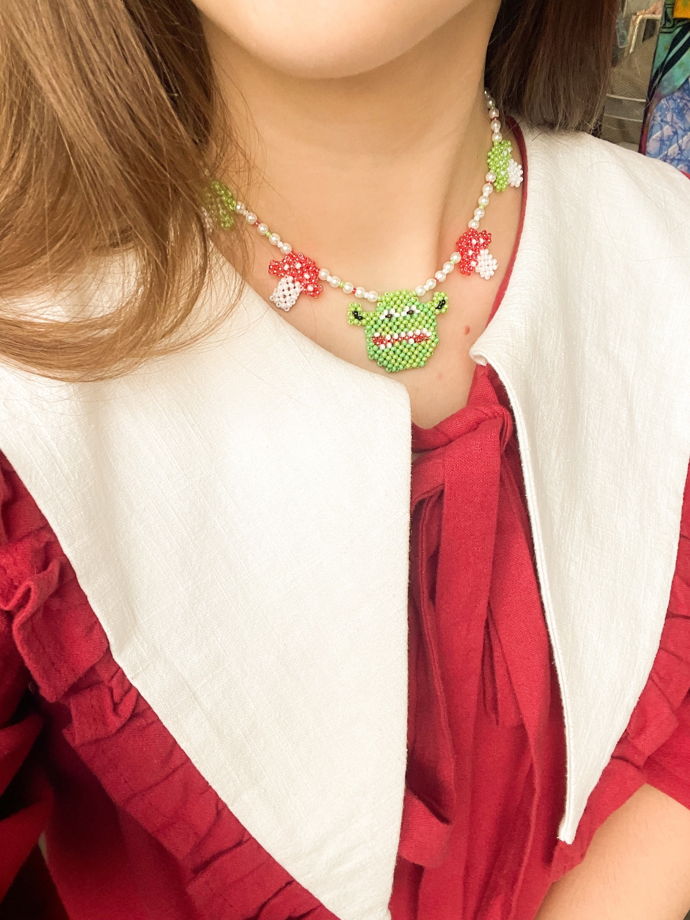 Чокер с Шреком и грибами