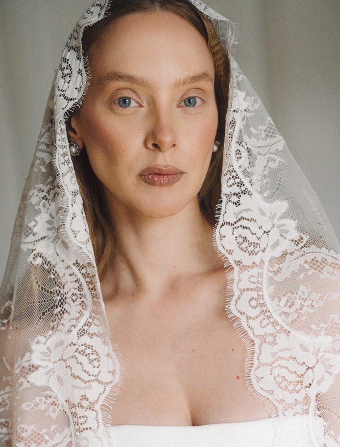 Кружевная фата Белла