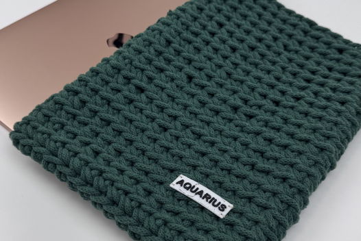 Чехол для ноутбука MacBook 13” зелёный