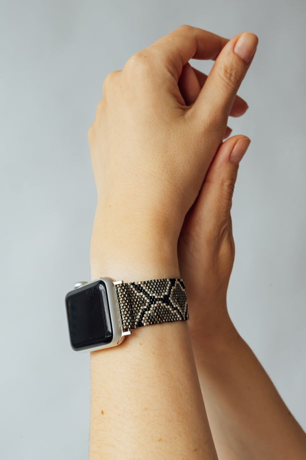 Ремешок для смарт часов Змеиный ремешок для эпл вотч ремешок для часов apple watch 38-40 мм