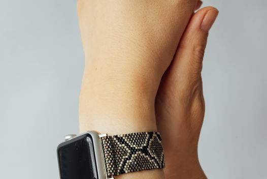 Ремешок для смарт часов Змеиный ремешок для эпл вотч ремешок для часов apple watch 38-40 мм