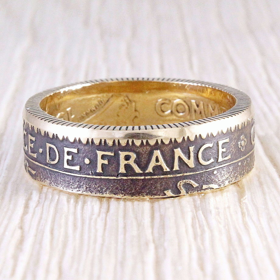 Кольцо из монеты (Франция) 1920-е годы