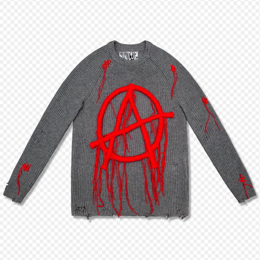 Кастомизированный свитер «Anarchy Bulletproof»
