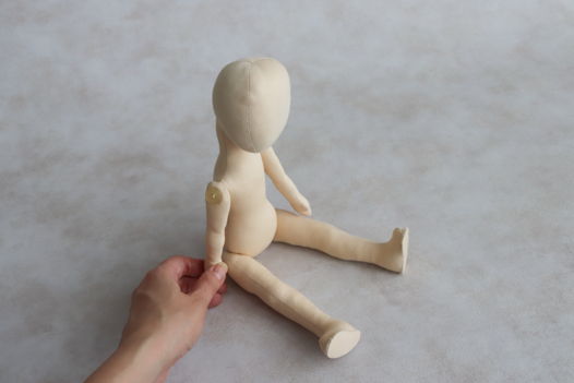 Злата, 33 см. Заготовка интерьерной куклы из текстиля для хобби, творчества, рукоделия