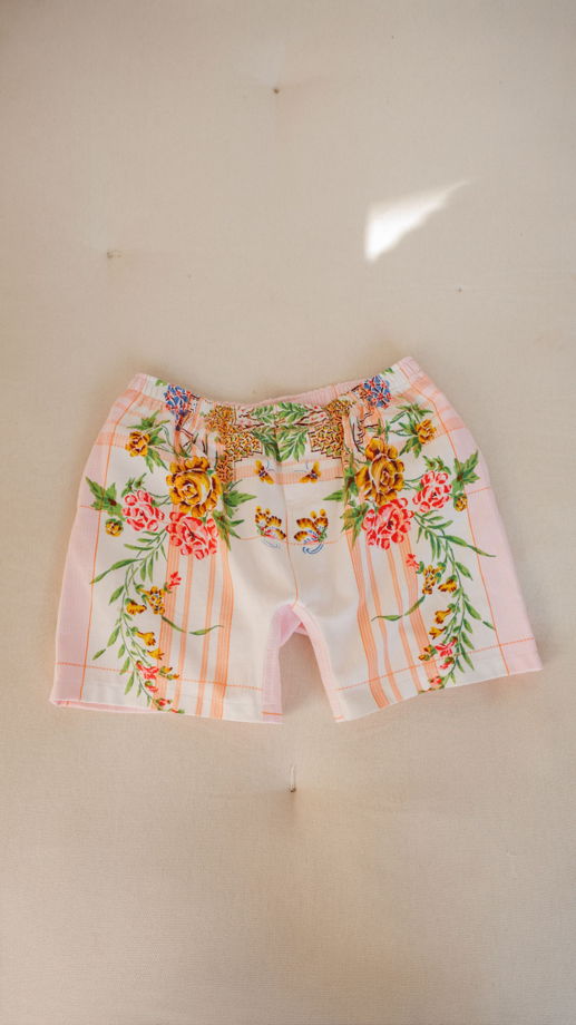 Розовые Шорты в Цветах/Pink Matter Shorts