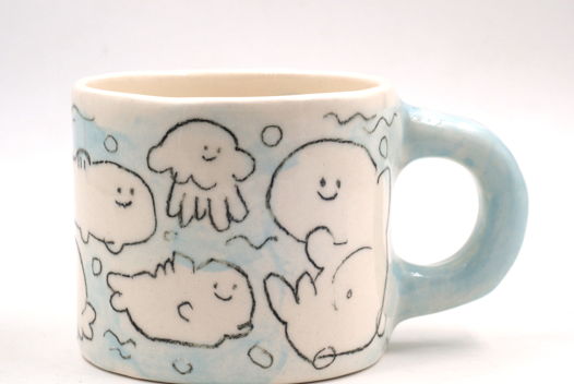 Кружечка с подводным миром!