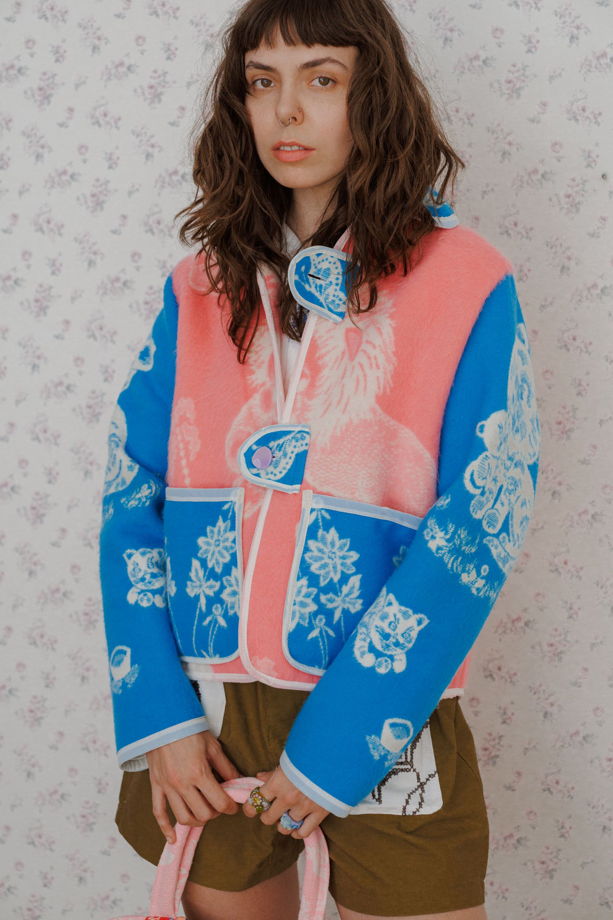 Куртка с Розовым Львом/Pink Lion Jacket