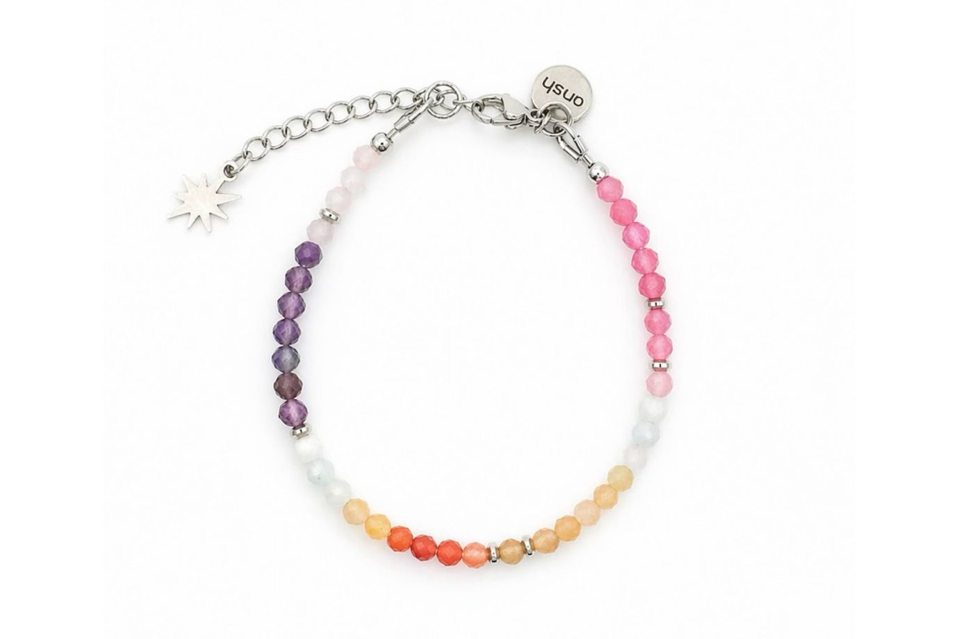 Колье из микса натуральных камней ‘perfect mix amulet’