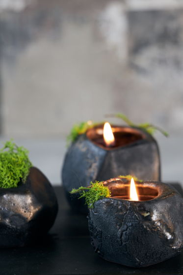 Камни - свечи из коллекции "Камчатка"