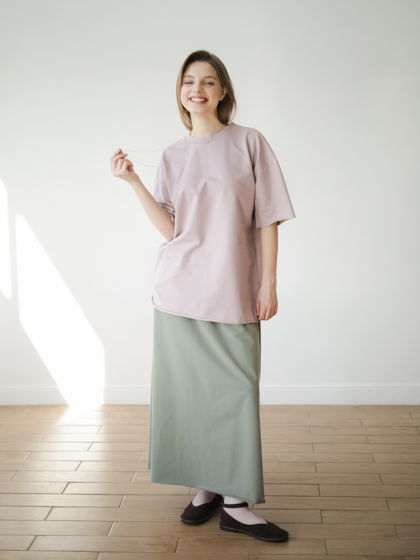 Юбка на резинке лавр