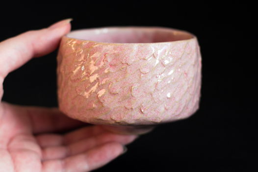 Пиала керамическая розовая