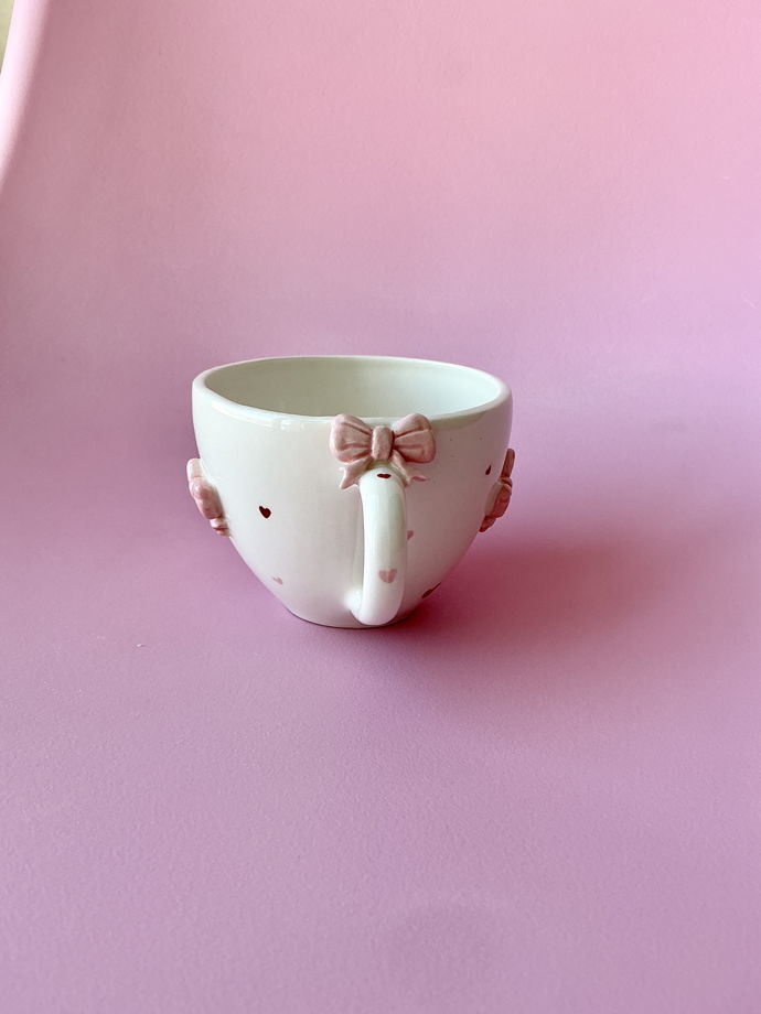 Чашка «Розовые бантики»