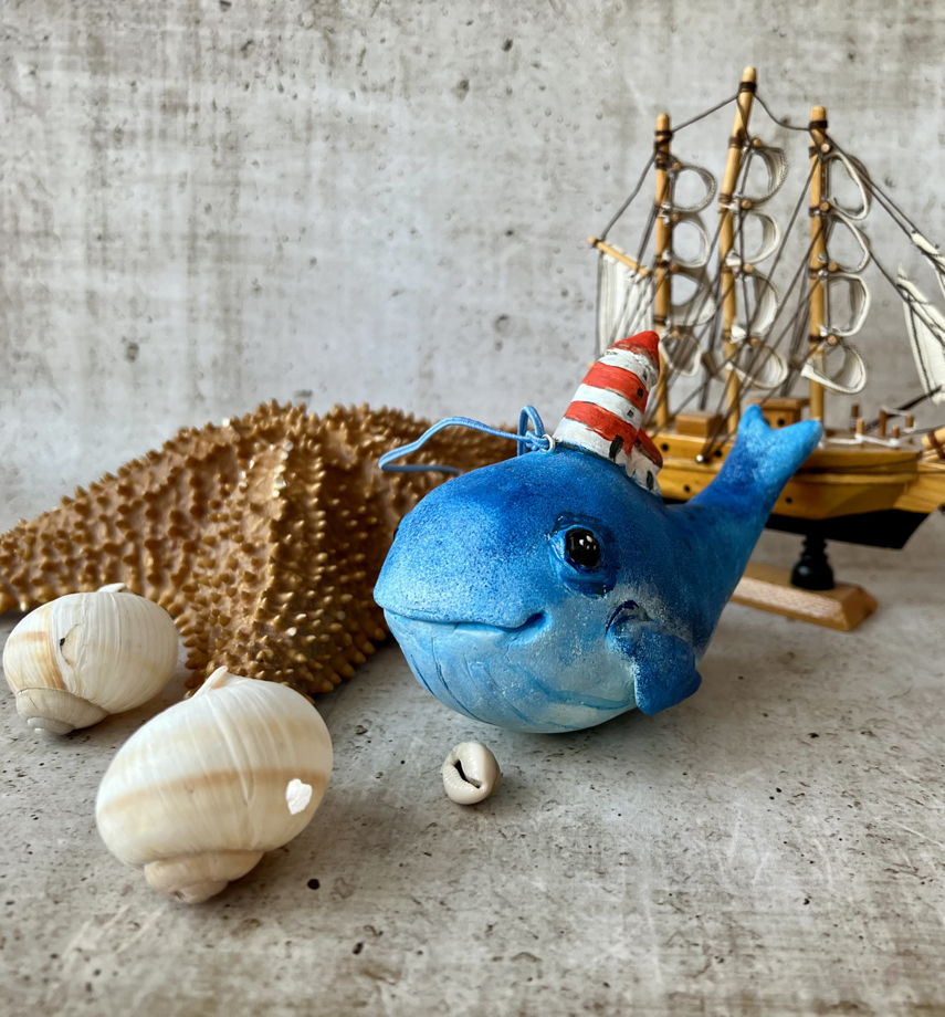 Интерьерная игрушка "Кит"