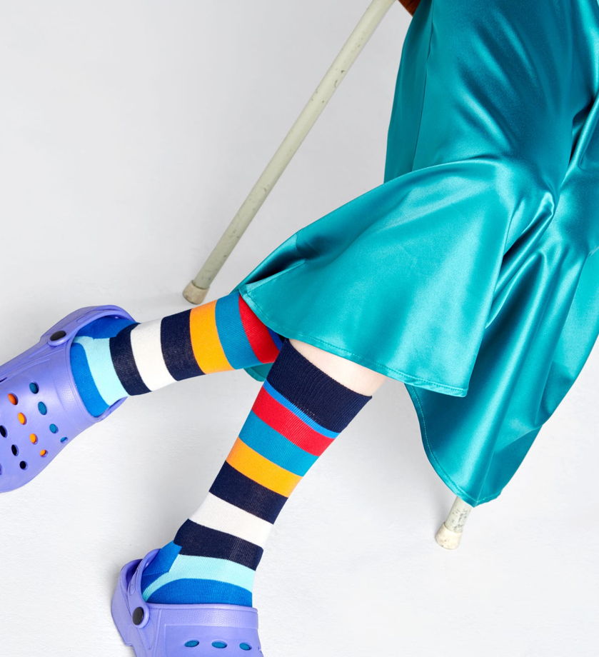 Носки в полоску Happy Socks Stripe - Multicolor