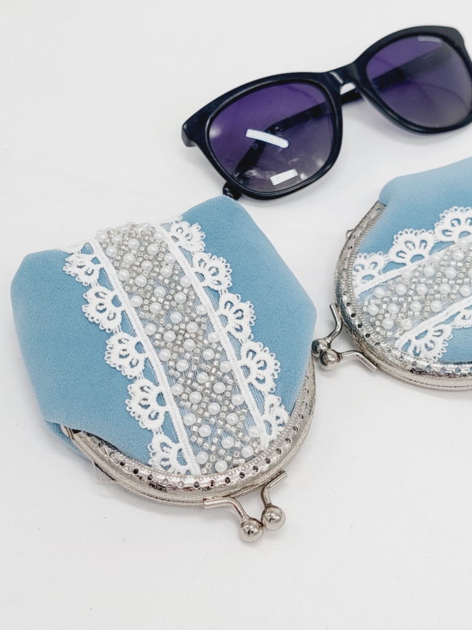 Женский кошелек велюр