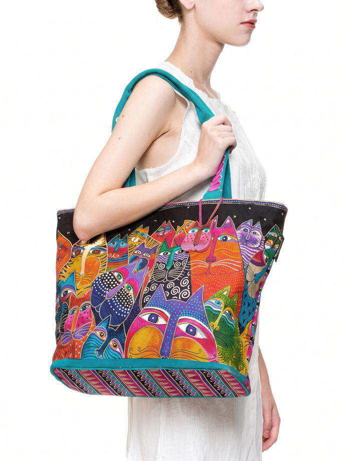 Сумка тоут шопер Laurel Burch Totemic (кошки)