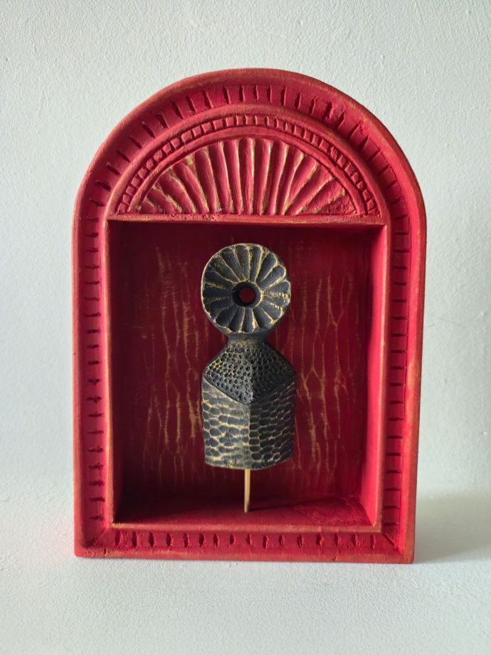 Кукла оберег в раме