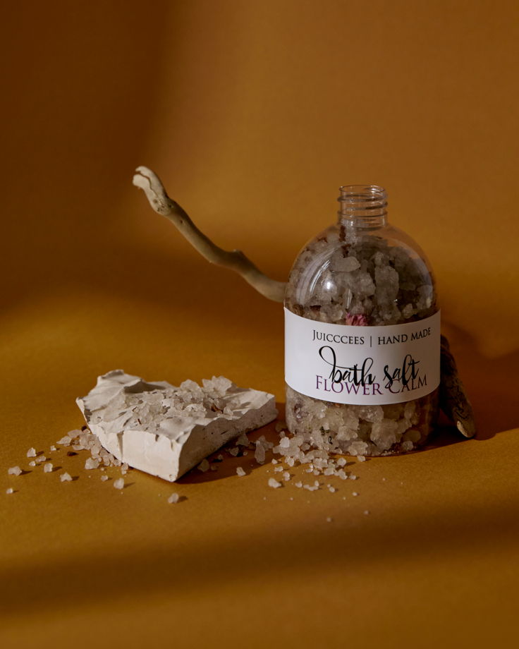 Соль для ванны с эфирными маслами FLOWER CALM