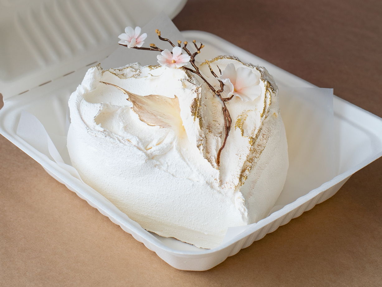 Бисквитный бенто-торт в форме сердца от Наиры Сироян