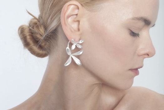 Серьга/Кольцо Сирень Серебро