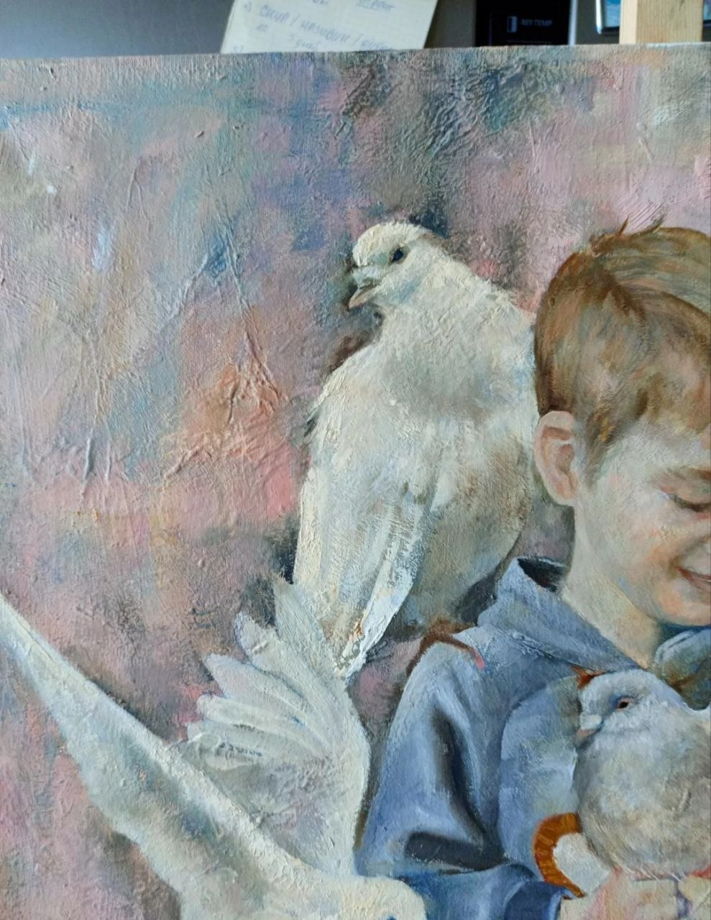 Картина маслом "Благовещение"