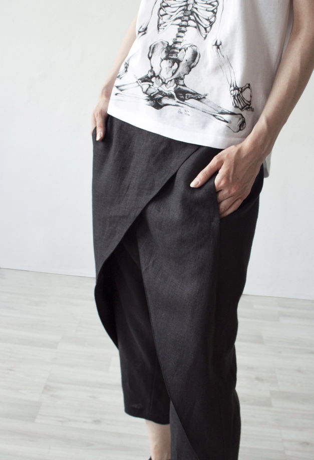 Брюки unisex с запАхом