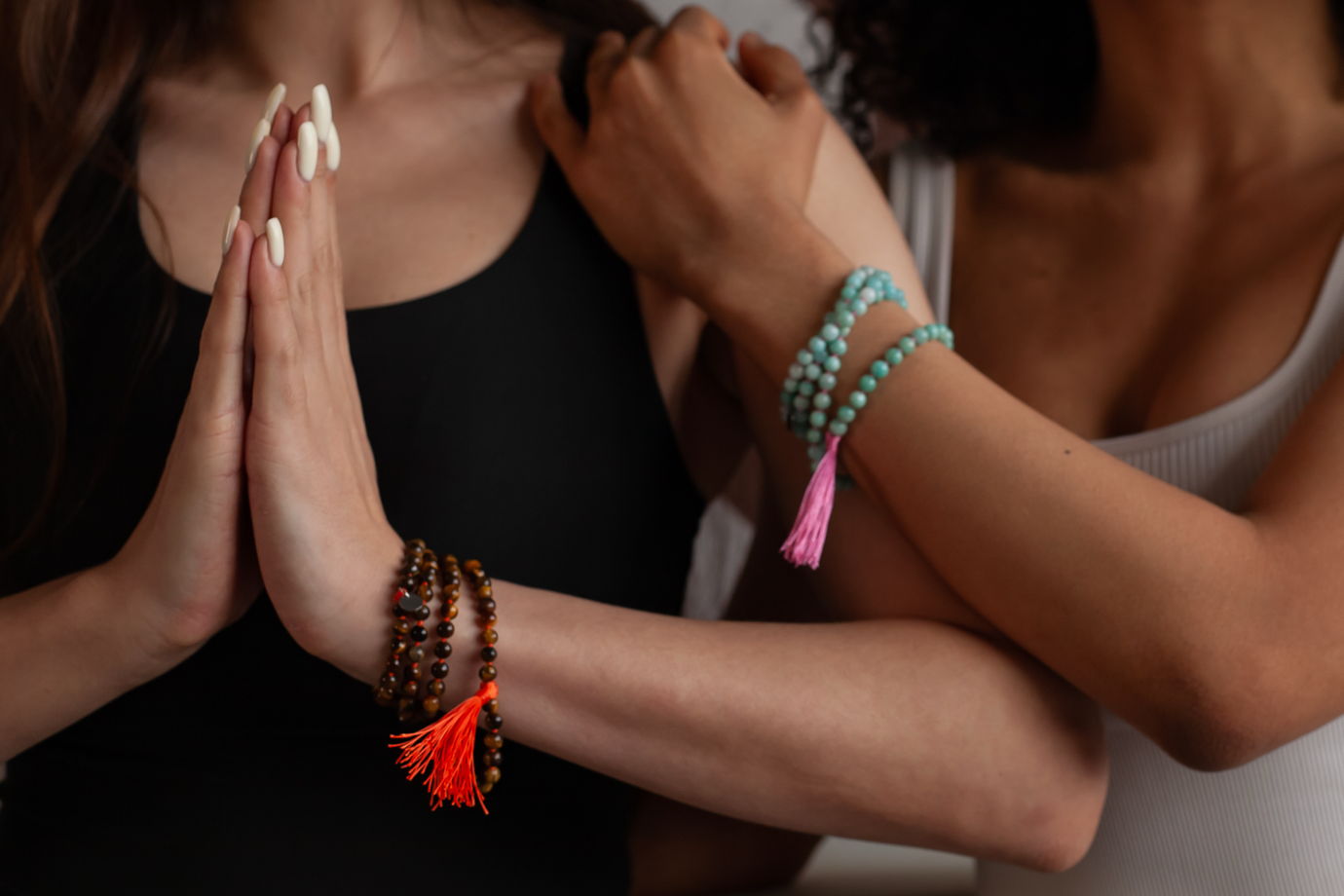 Четки-мала из тигрового глаза ‘mala beads’