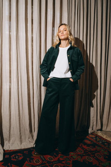 Костюм женский изумруд