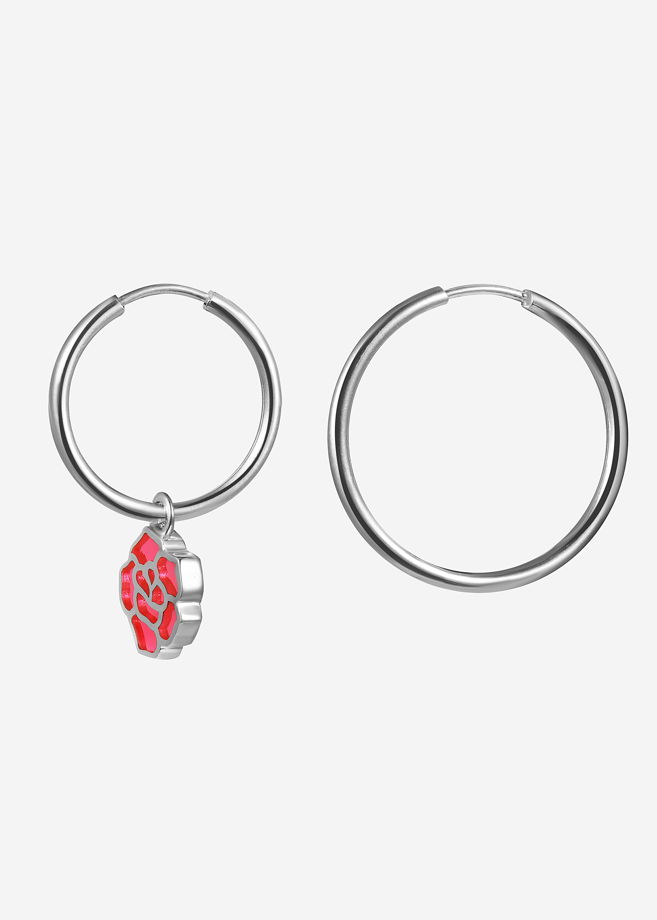 Ассиметричные серьги Rose