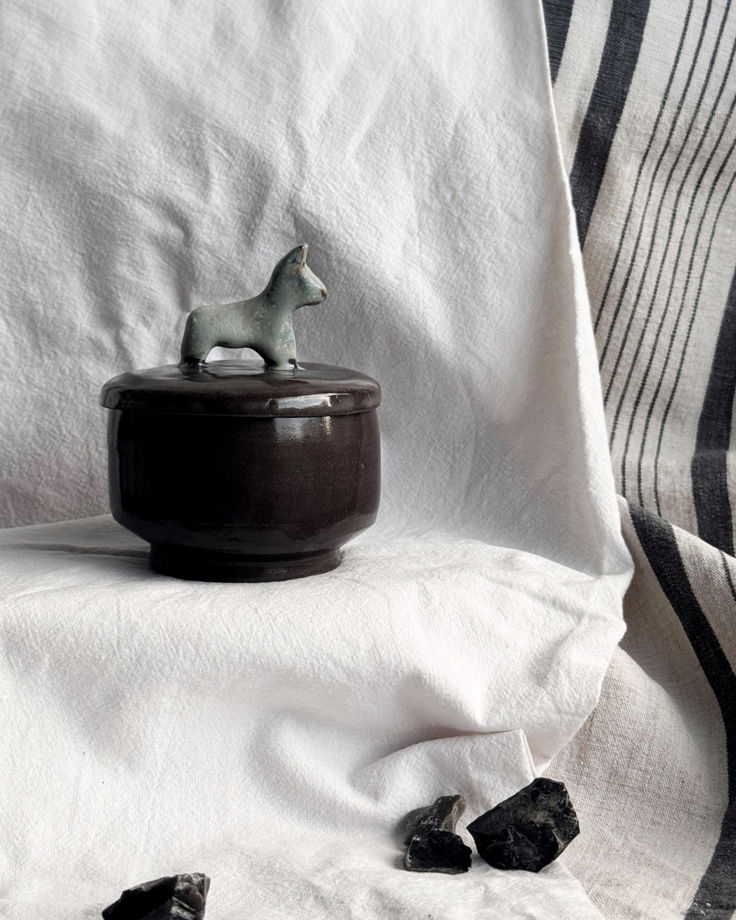 Керамическая шкатулка «Армянский бычок»