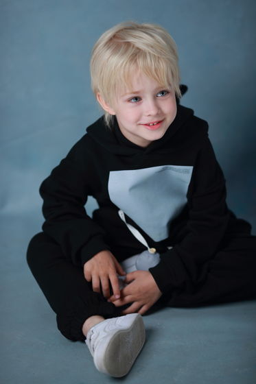 Детский костюм Черный 4-6 лет