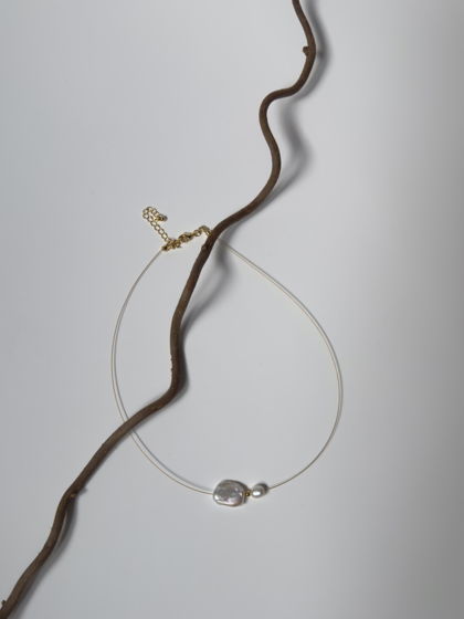 чокер [ lovers ]  с барочным жемчугом