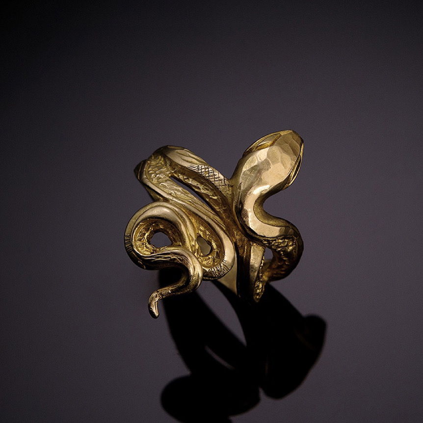 Кольцо «Античная змейка»
