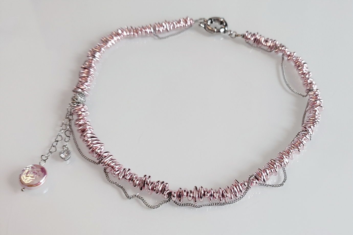 Чокер из гематита