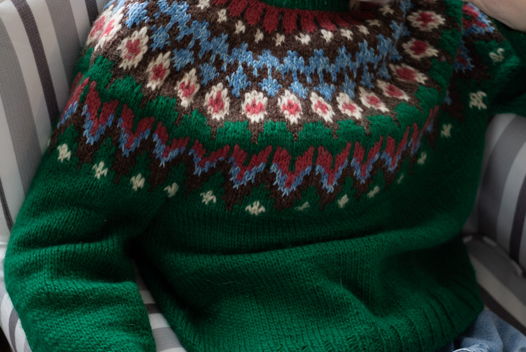 Свитер исландская лопапейса ручной работы 100% шерсть