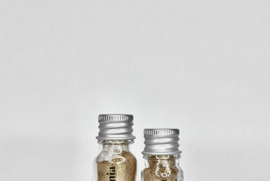 Минеральный глиттер для лица и тела mini ton gold