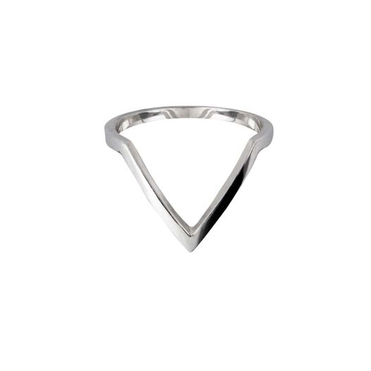Одинарное треугольное кольцо на вторую фалангу