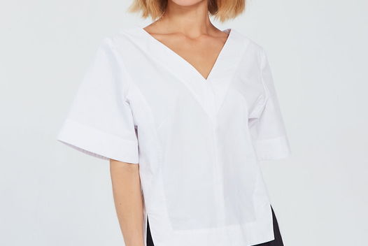 Топ свободный из хлопка