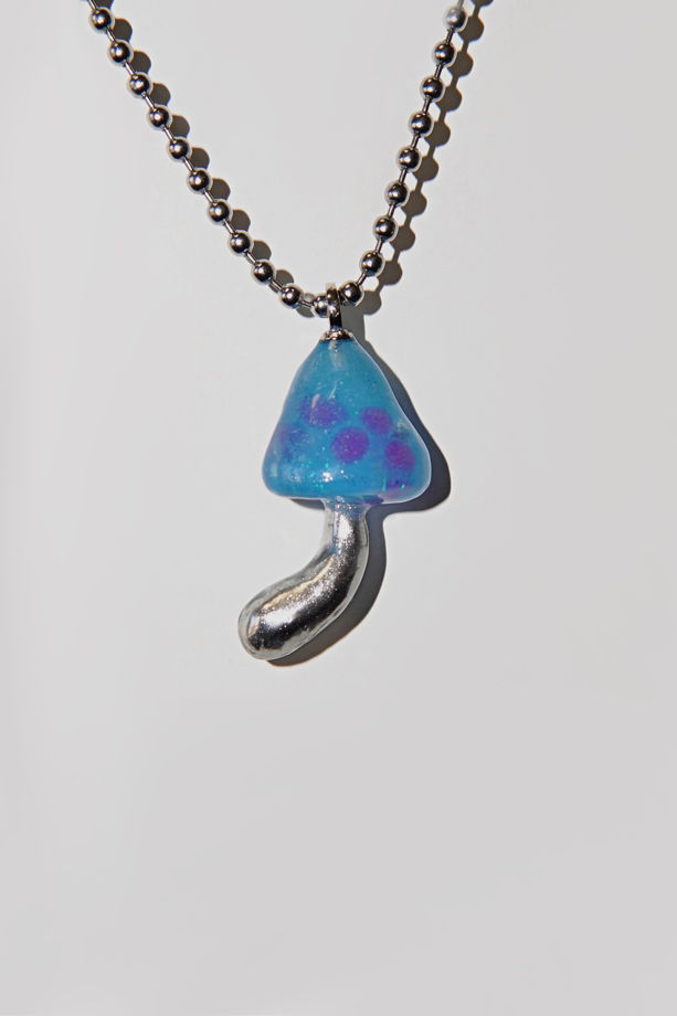 Разноцветный кулон гриб ручной работы «Лямбус»