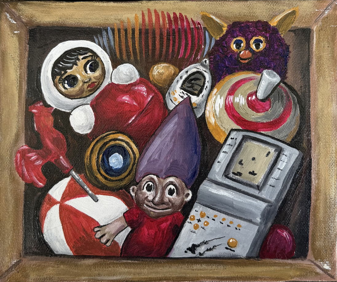 Картина.  Сундук с игрушками
