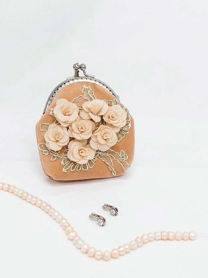 Женский кошелек велюр