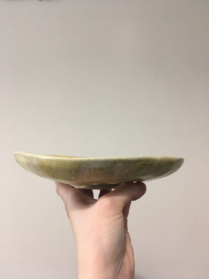 Керамическая тарелка «Гладиолус»