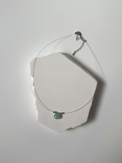 чокер [ aqua ] c халцедоном