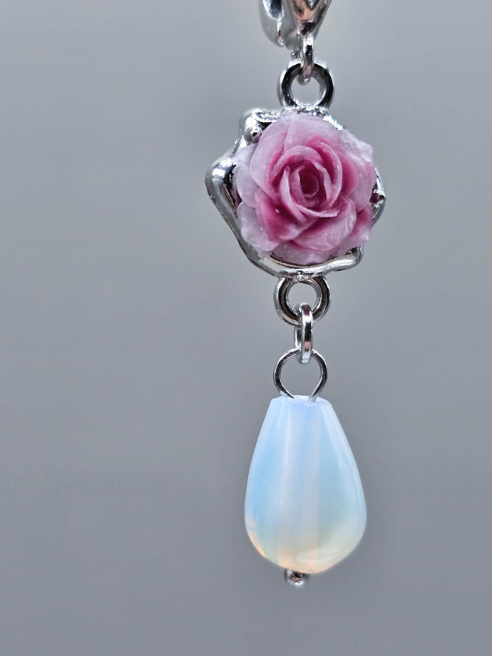 Серьги с английским замком "Незнакомка"